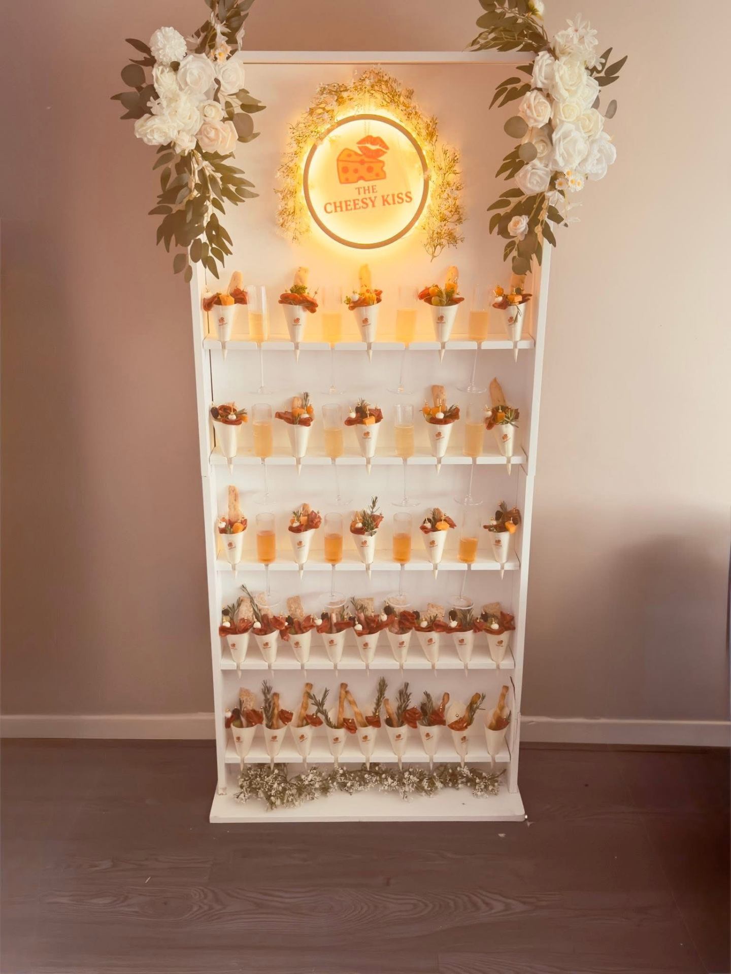 The Cheese & Sip Wall
